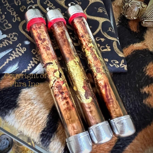 3. 3in1 Maha Kavacham Amulet for WEALTH + ATTRACTION + PROTECTION ( Phra Pirab Kavach + KUBERAN KAVACH + KAMDEVA KAVACHI ) TAKRUT with Special Powerful Oil & Holy Ingredients