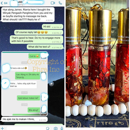 Final view of the Hardcore Bulu Perindu Maharaj oil set