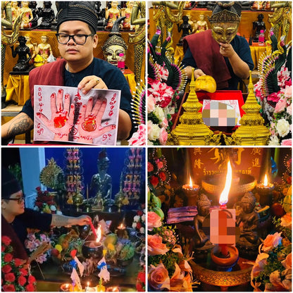 4in1 wealth and prosperity ritual by our Ajarn, ritual altar