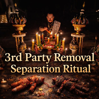 Ritual items used for the 3rd party separation ritual by AJ James