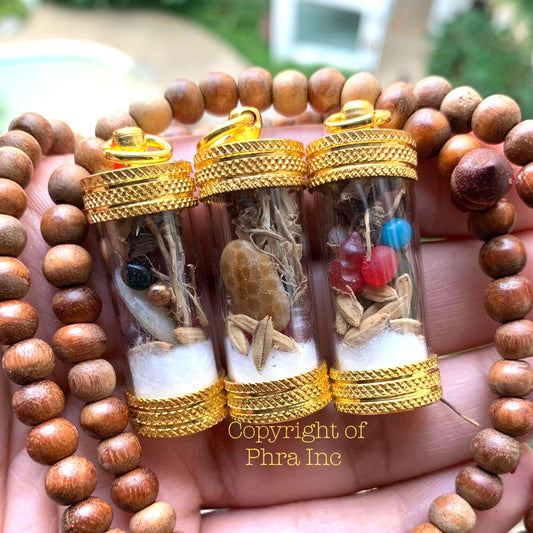 Extremely Powerful Wealth Amulet of 5 Legendary Mustika Pearls Amulet – Wealth, Luck, Fortune Takrut
