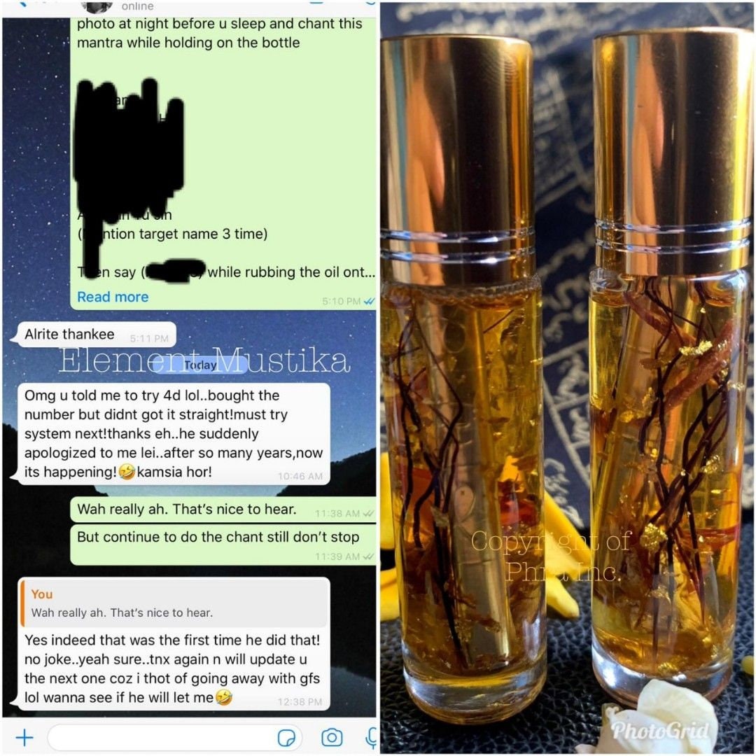 Bulu Perindu Love Attraction Oil, Javanese Pelet Mantra