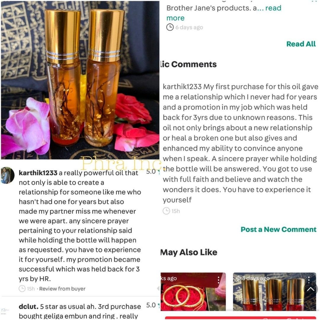 Bulu Perindu Love Attraction Oil, Javanese Pelet Mantra