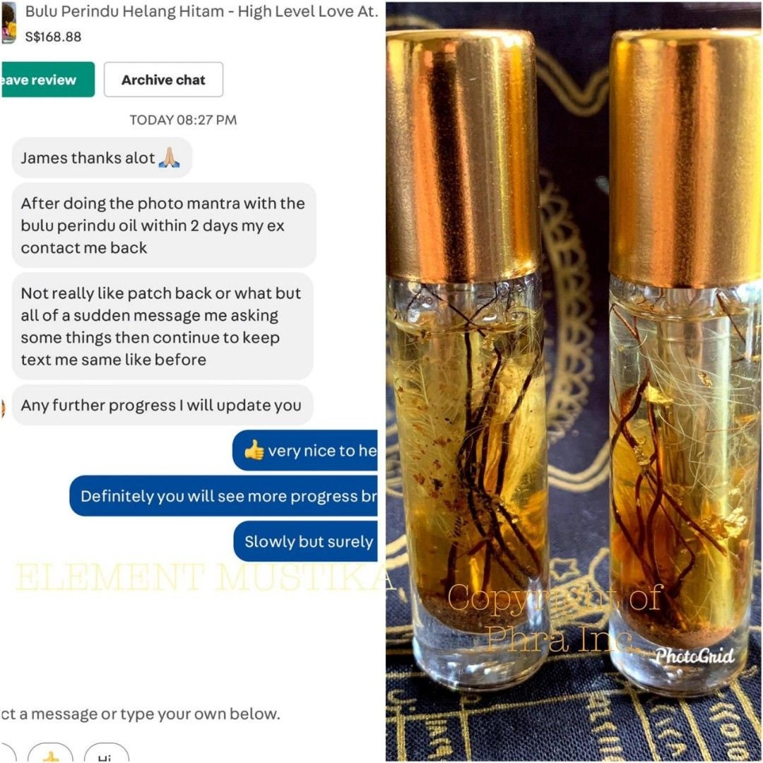 Bulu Perindu Love Attraction Oil, Javanese Pelet Mantra