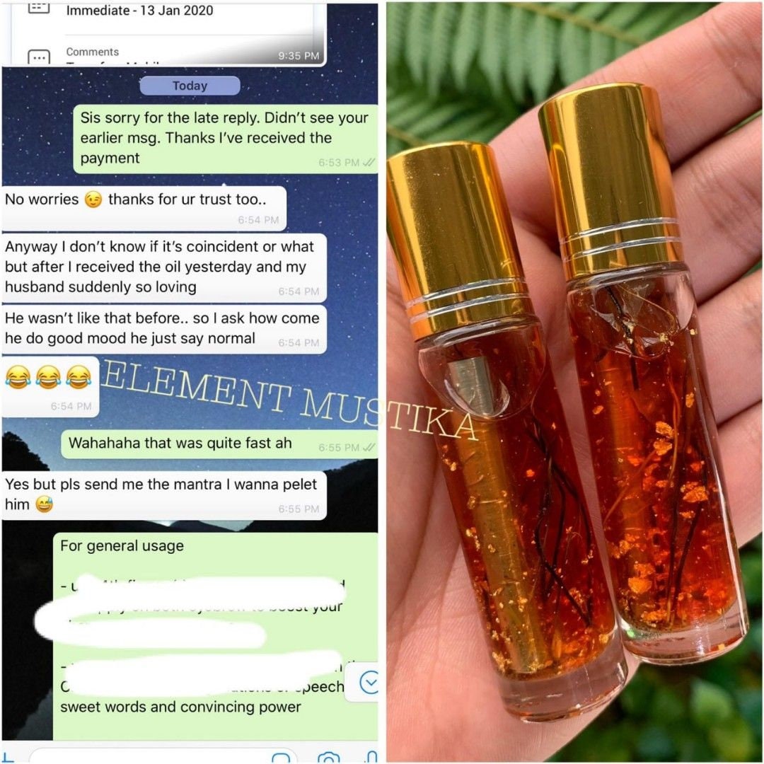 Bulu Perindu Love Attraction Oil, Javanese Pelet Mantra