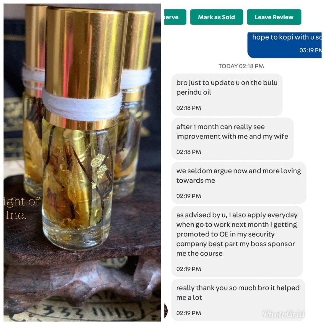 Bulu Perindu Love Attraction Oil, Javanese Pelet Mantra