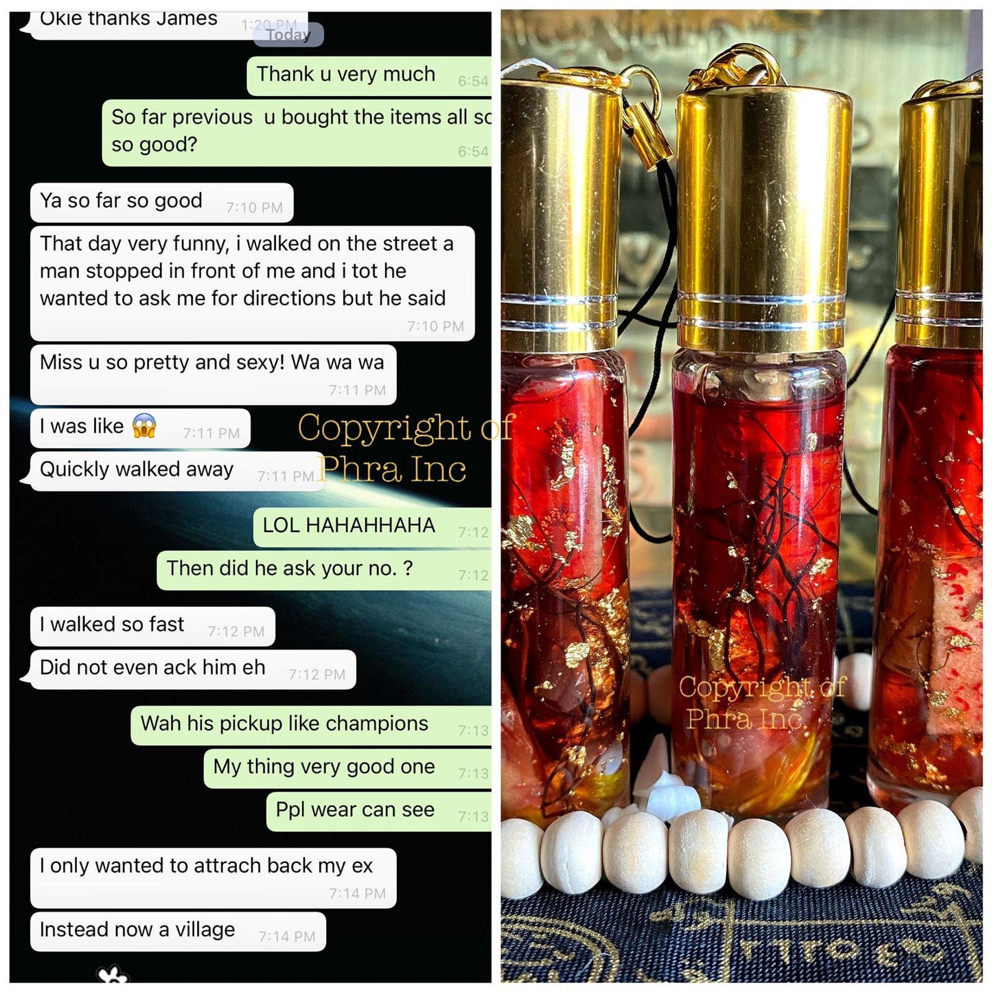 MASTER BATCH Love Attraction Maharaj Double Power Minyak Bulu Perindu Magic Love Root Charm Seduction Obsessed Love Oil Spell Witch Amulet