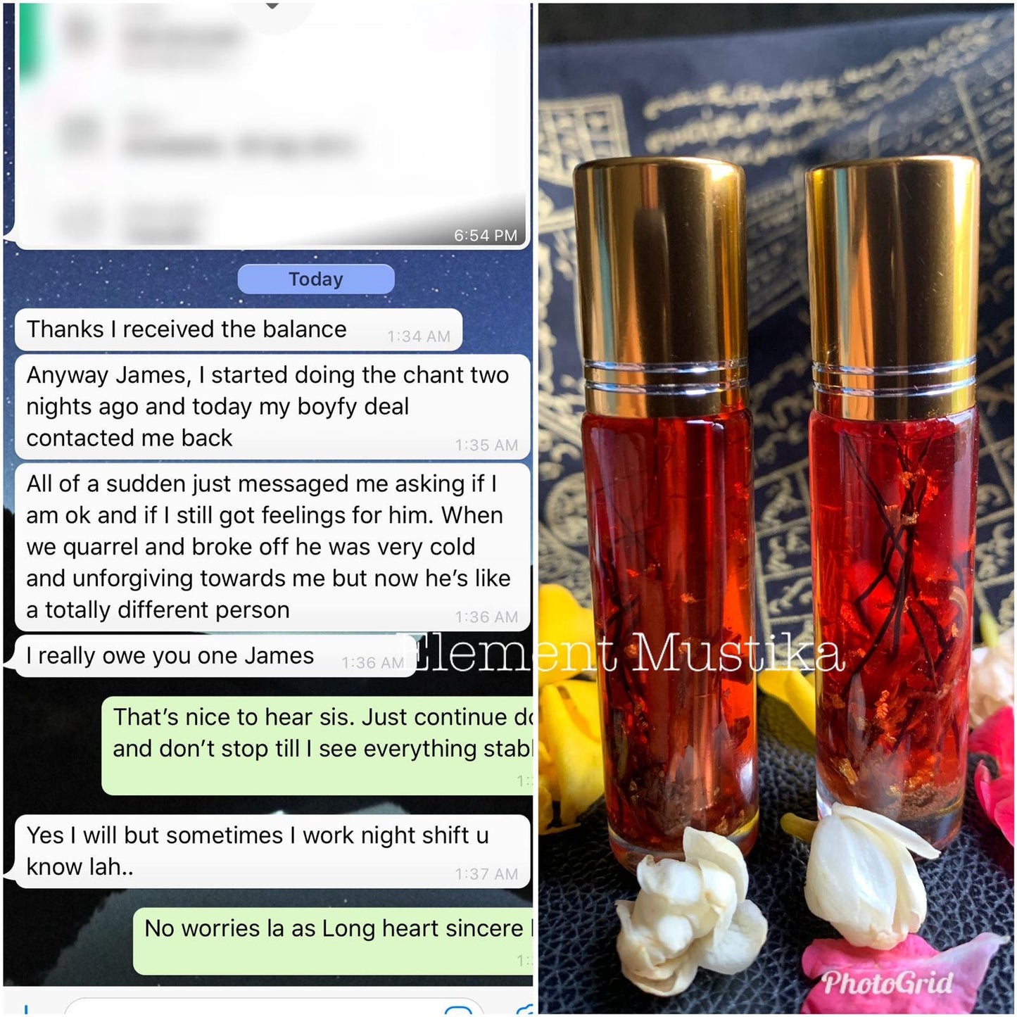 MASTER BATCH Love Attraction Maharaj Double Power Minyak Bulu Perindu Magic Love Root Charm Seduction Obsessed Love Oil Spell Witch Amulet
