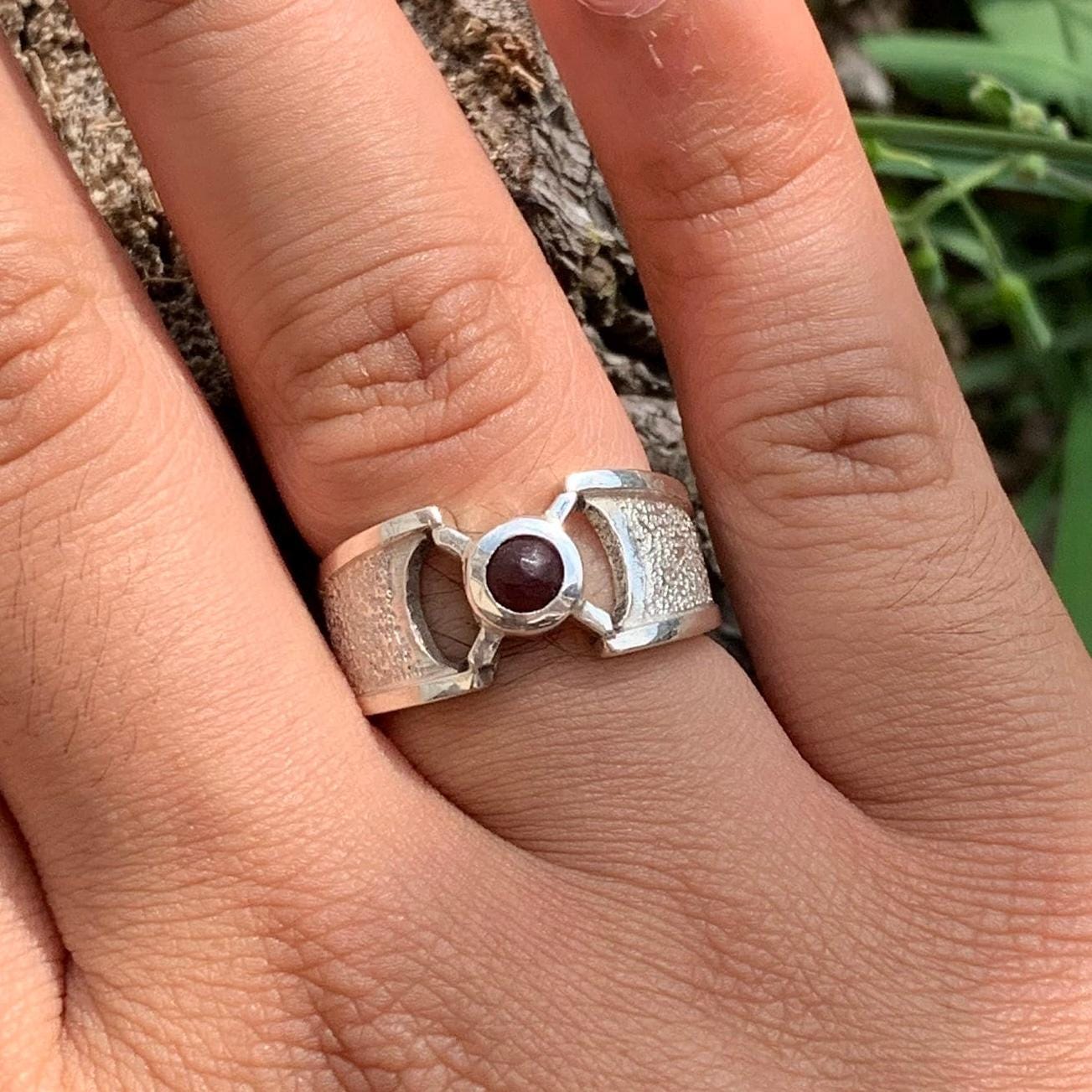 Gambling & Wealth Fetching King Centipede Mustika Pearl Ring - Real Silver Adjustable Size Unisex Ring - Magical Luck Charm Gemstone
