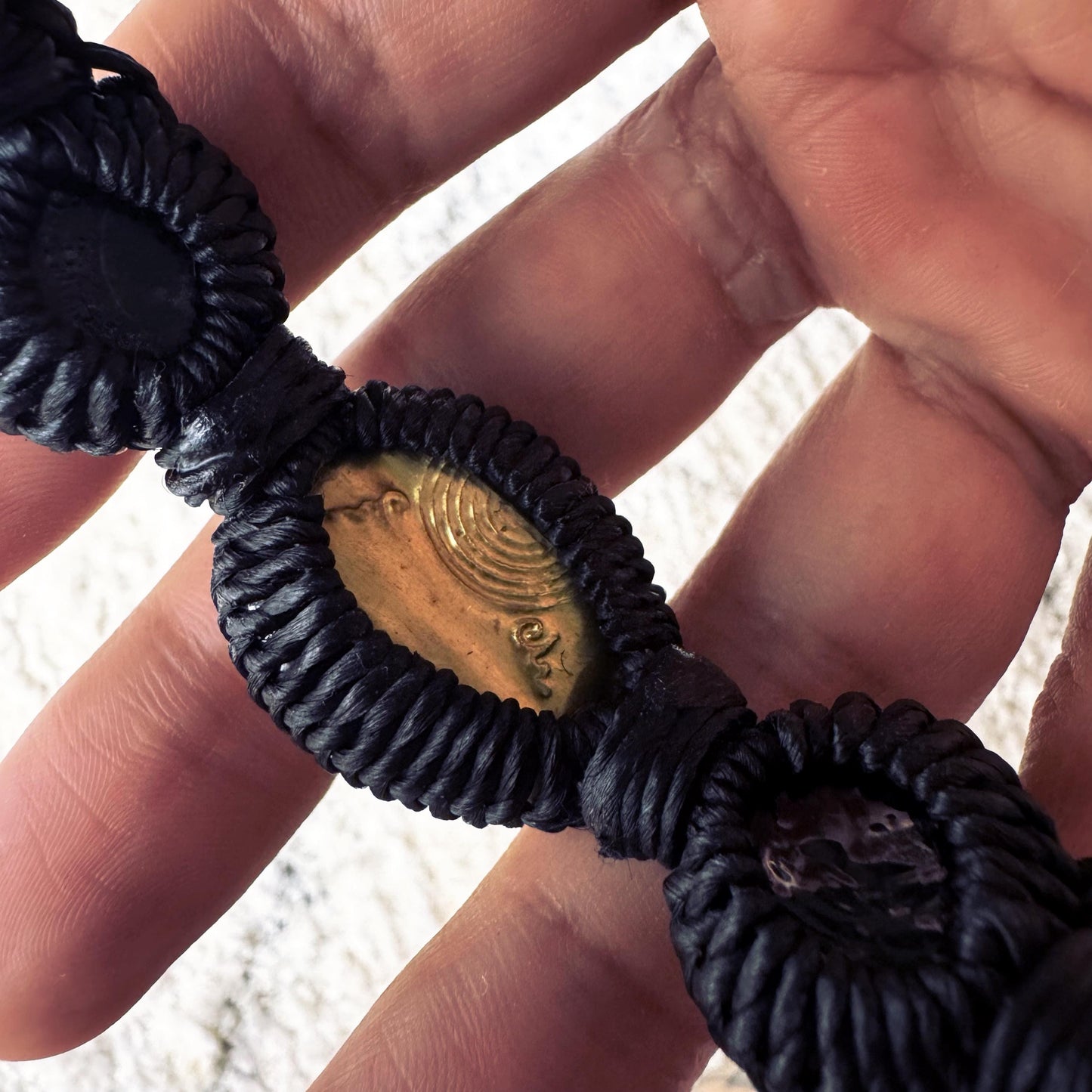 Healing & Protection Biage Shell and Leklai Tarad Protective Bracelet, Energy Healing, Good Luck Charm
