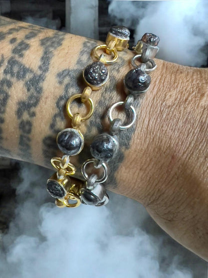 Leklai Tarad protection bracelet worn on the wrist