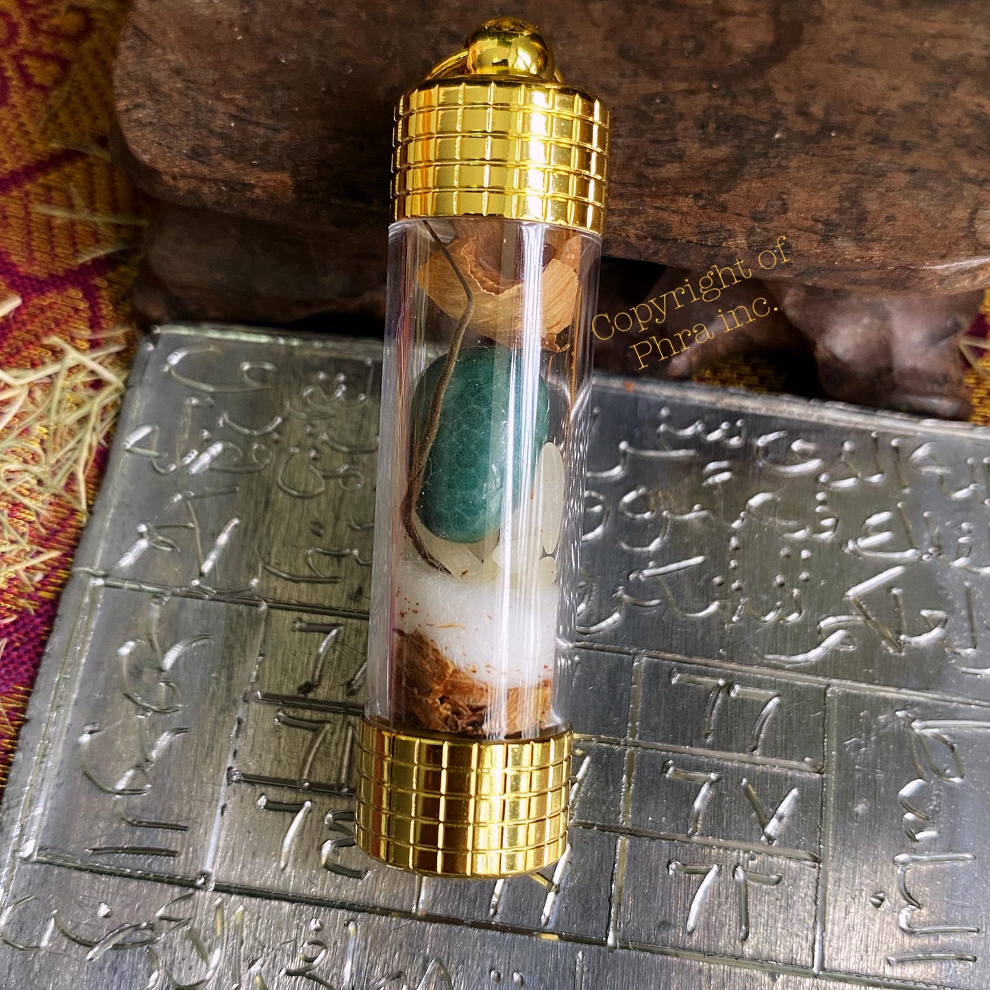 Poweful Green Cobra Pearl Nagamani, Money Attraction, Wealth Amulet, Mustika Bezoar, Attract Business Success, Limited Thai Charm Takrut