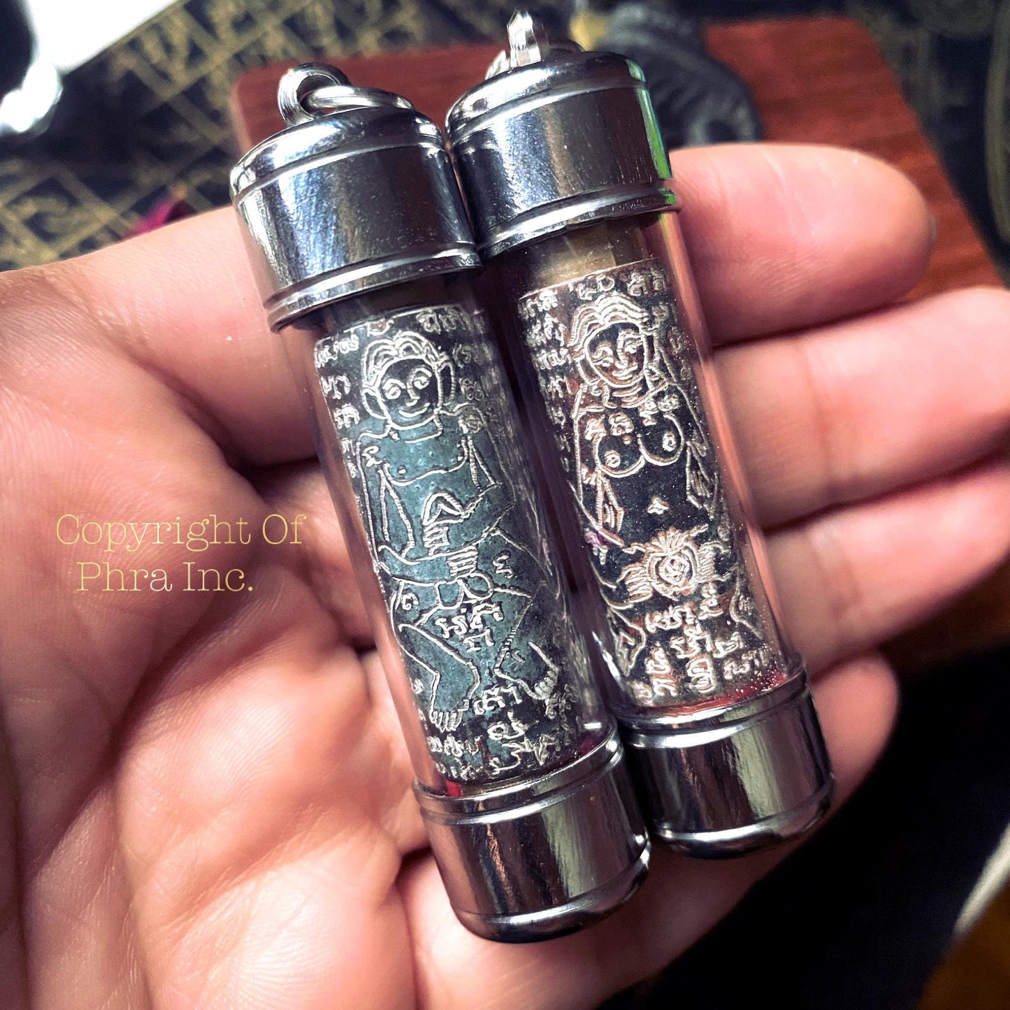 Hardcore Dark Magic Love & Opposite Sex Attraction and Seduction Playboy/Playgirl Phra Ngan Phor Per Mae Ngan Powerful Handmade Amulet