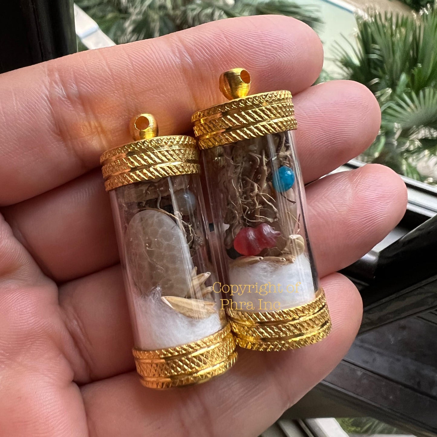 Powerful 5in1 Wealth & Gambling Luck Mustika Pearl Amulet – 5 Legendary Bezoar Stones Talisman with Nagamani Centipede Pearl