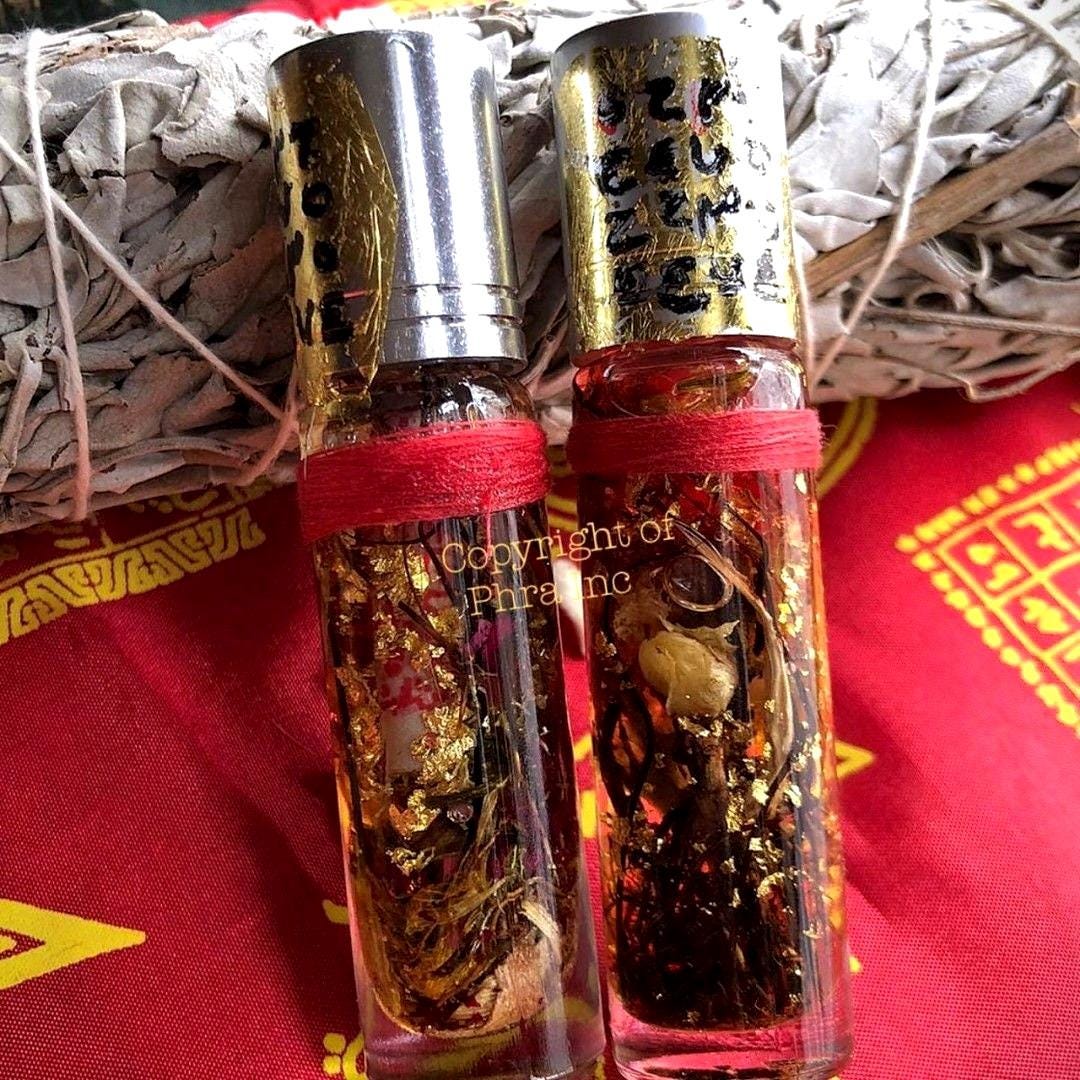 Wealth & Wish Fulfillment Attraction Oil of Indra Mahayakshini - Luck Enhancement and Abundance Oil for Charisma, Talisman Amulet, Witchcraf