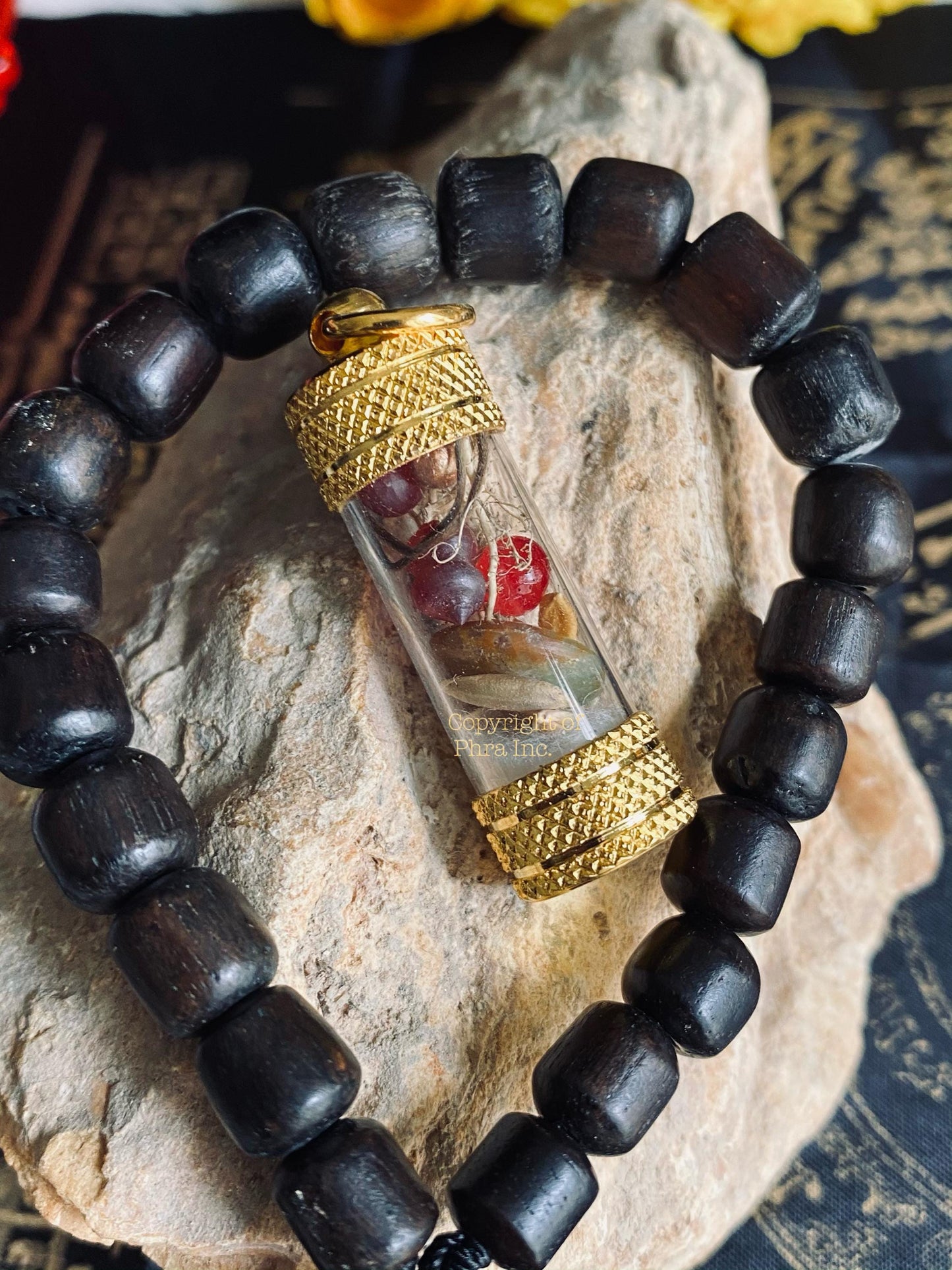Powerful 5in1 Wealth & Gambling Luck Mustika Pearl Amulet – 5 Legendary Bezoar Stones Talisman with Nagamani Centipede Pearl