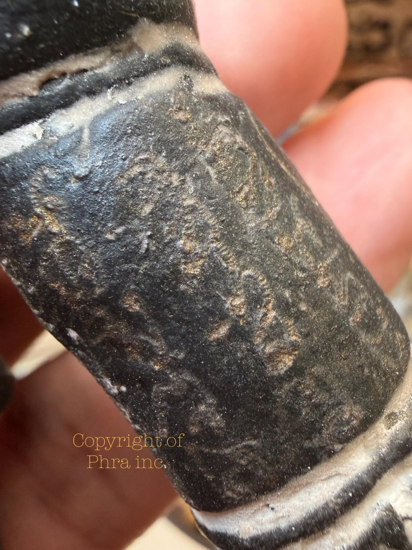 Extremely Powerful 108 Wealth & Protection Lightning Stone Palakid Amulet Lucky Charm, Maha Larp Wealth Maha Metta Attraction Talisman