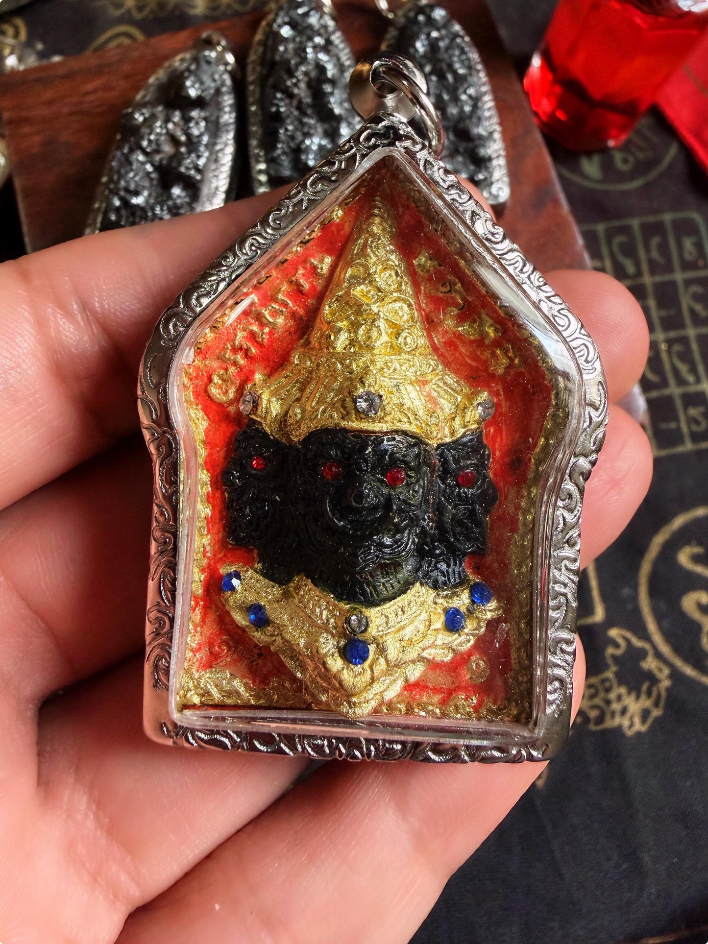 Legendary Asura King Amulet: Wish Granting, Wealth Fetching, Protection (Handmade)