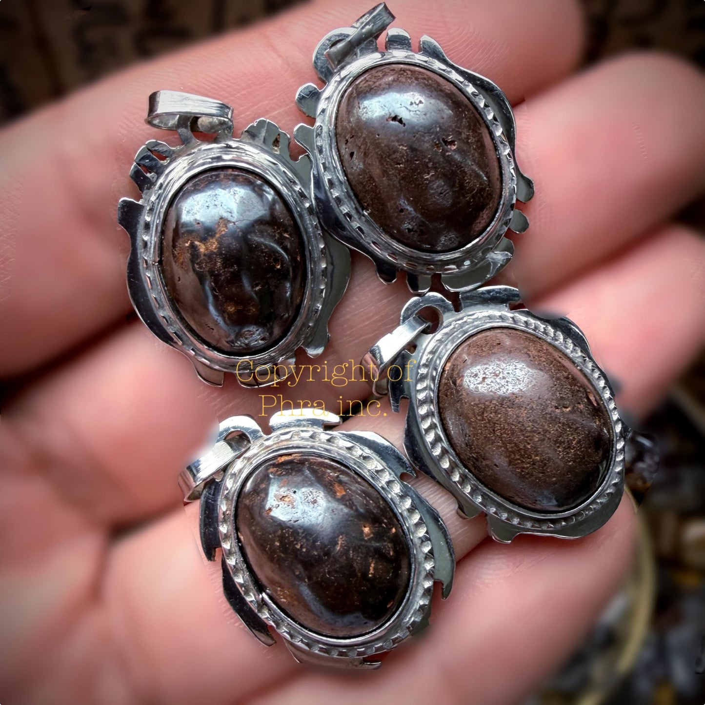 Powerful Protection Hebhab (هبهاب) & Healing Energy Healing Magical Munta Besi Spiritual Stone Pendant For Protection, Ward Off Evil, Khodam