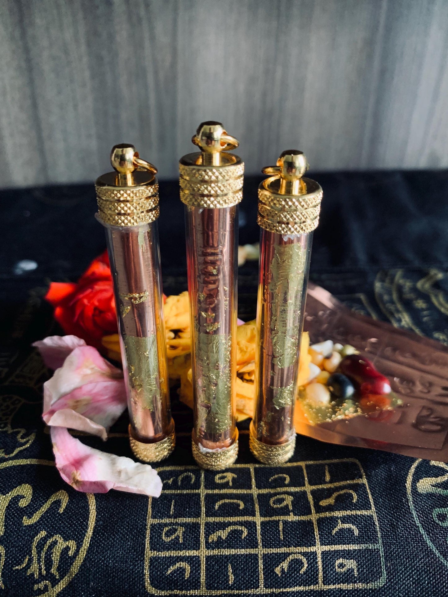 Navagraha Takrut – 9 Planets Hindu Charm for Luck & Destiny