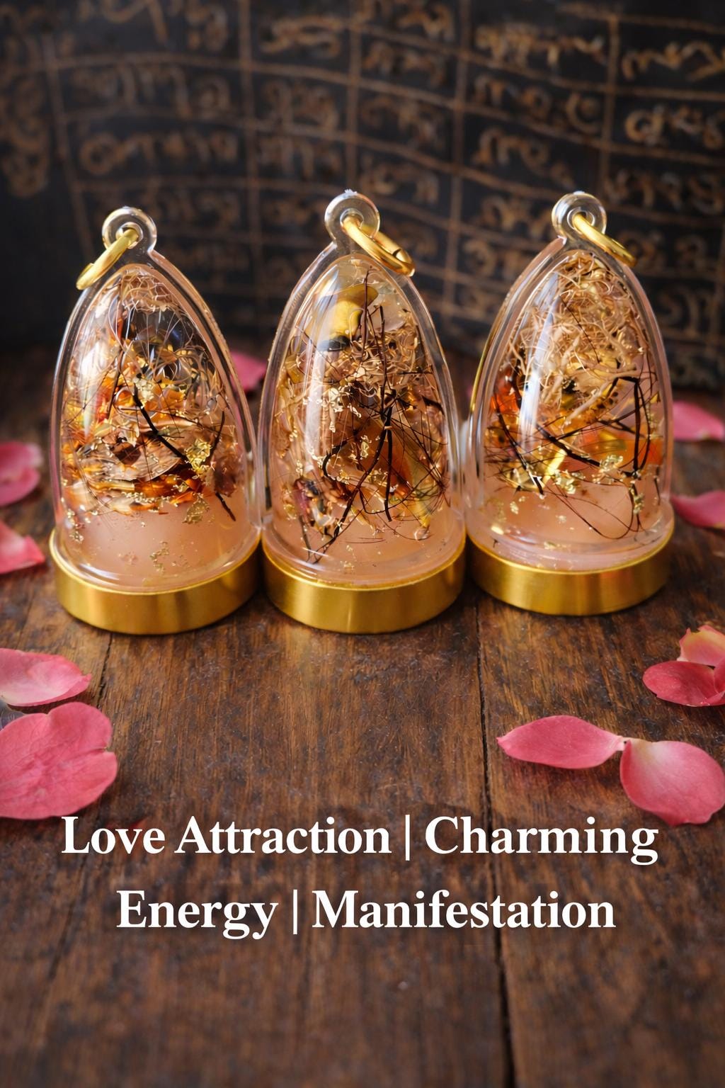 Charm & Love Attraction Pendant – Bulu Perindu Talisman for Charm, Magnetism, Charming Energy, Rare Empowered Amulet, Spiritual Jewelry