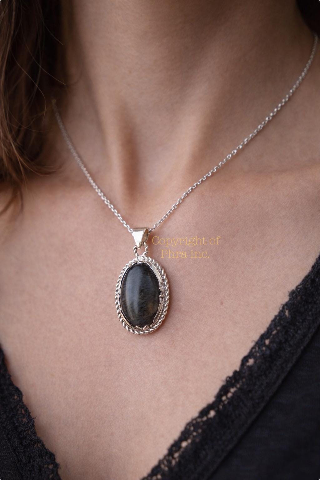 Nagamani Black Cobra Pearl Real Silver Pendant with King Centipede Pearl for Wealth, Protection, Authority, Success - No Khodam Jinn Amulet