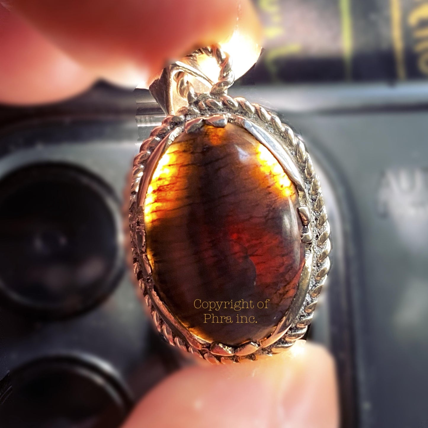 Nagamani Black Cobra Pearl Real Silver Pendant with King Centipede Pearl for Wealth, Protection, Authority, Success - No Khodam Jinn Amulet