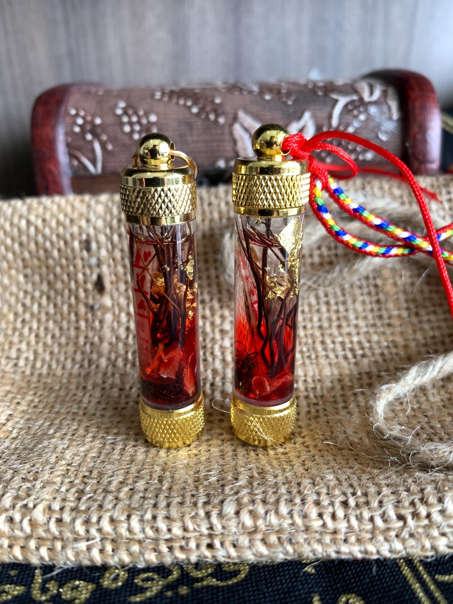 Powerful Charm & Attraction Buluh Perindu Love Root Attraction Amulet, Shaman Charm Pendant