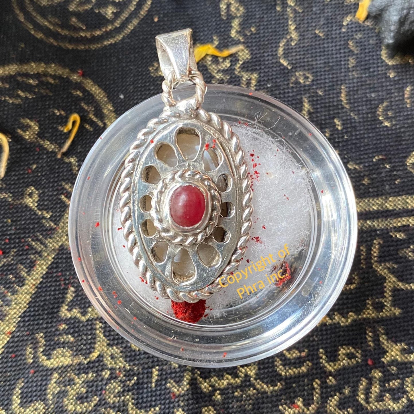 Powerful Nagamani Cobra Pearl & Centipede Pearl Amulet Pendant – Wealth, Luck, Authority and Protection Talisman