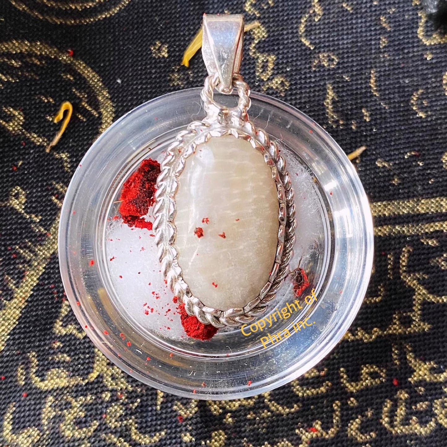 Powerful Nagamani Cobra Pearl & Centipede Pearl Amulet Pendant – Wealth, Luck, Authority and Protection Talisman