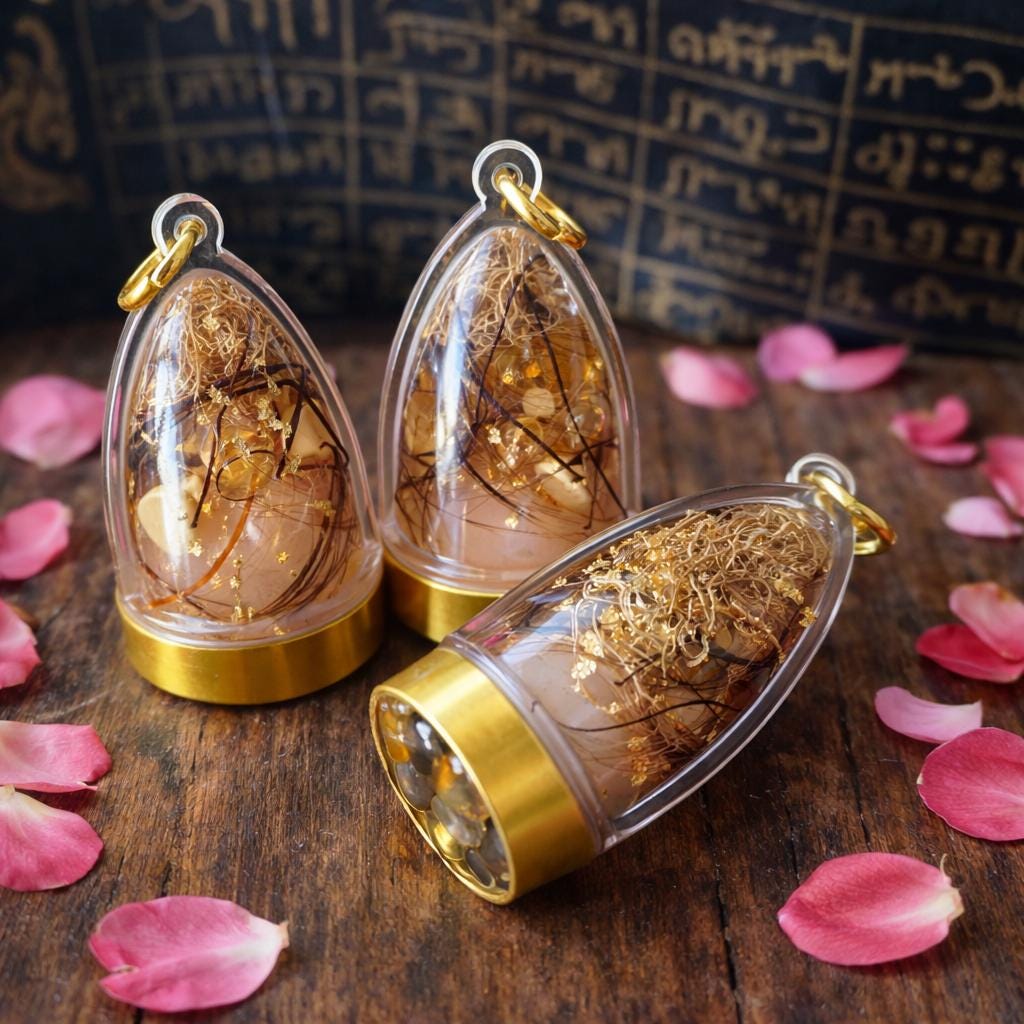 Charm & Love Attraction Pendant – Bulu Perindu Talisman for Charm, Magnetism, Charming Energy, Rare Empowered Amulet, Spiritual Jewelry