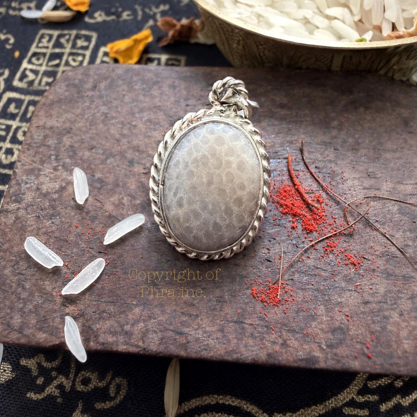 Powerful Nagamani Cobra Pearl & Centipede Pearl Amulet Pendant – Wealth, Luck, Authority and Protection Talisman