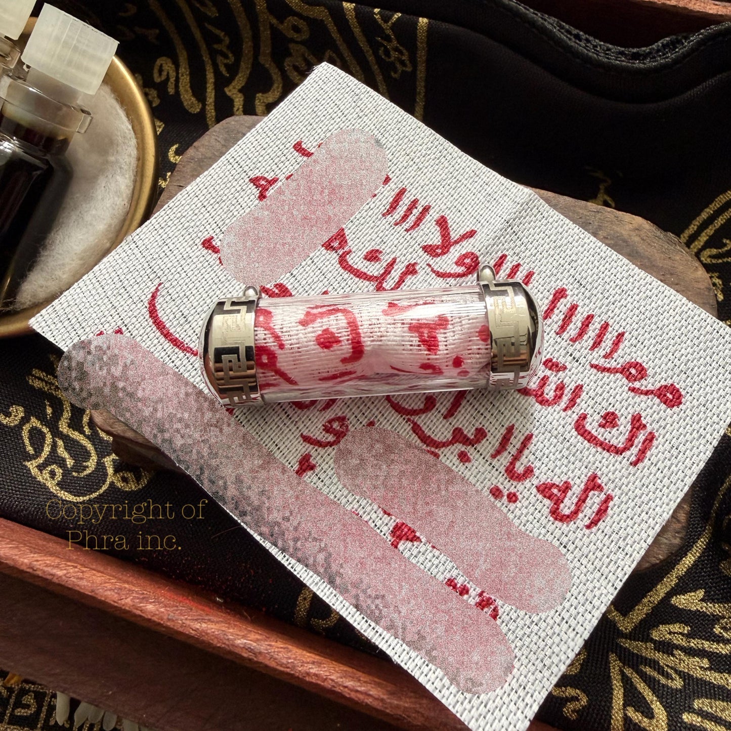 Personalized Taweez Amulet Necklace – Sufi Talisman for Protection, Rizq Wealth & Evil Eye, Islamic Spiritual Charm with Abjad Numerology