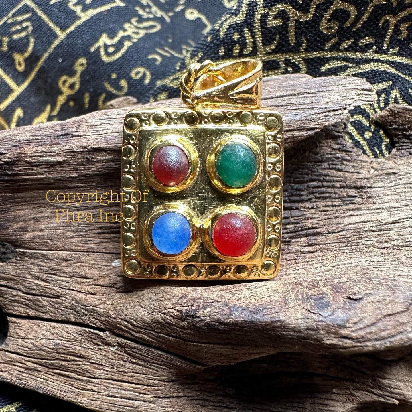 Wealth & Gambling Luck Pendant 4x King Centipede Pearl Amulet Pendant for Luck, Wealth, Protection, Real Silver Pendant Gold Plating