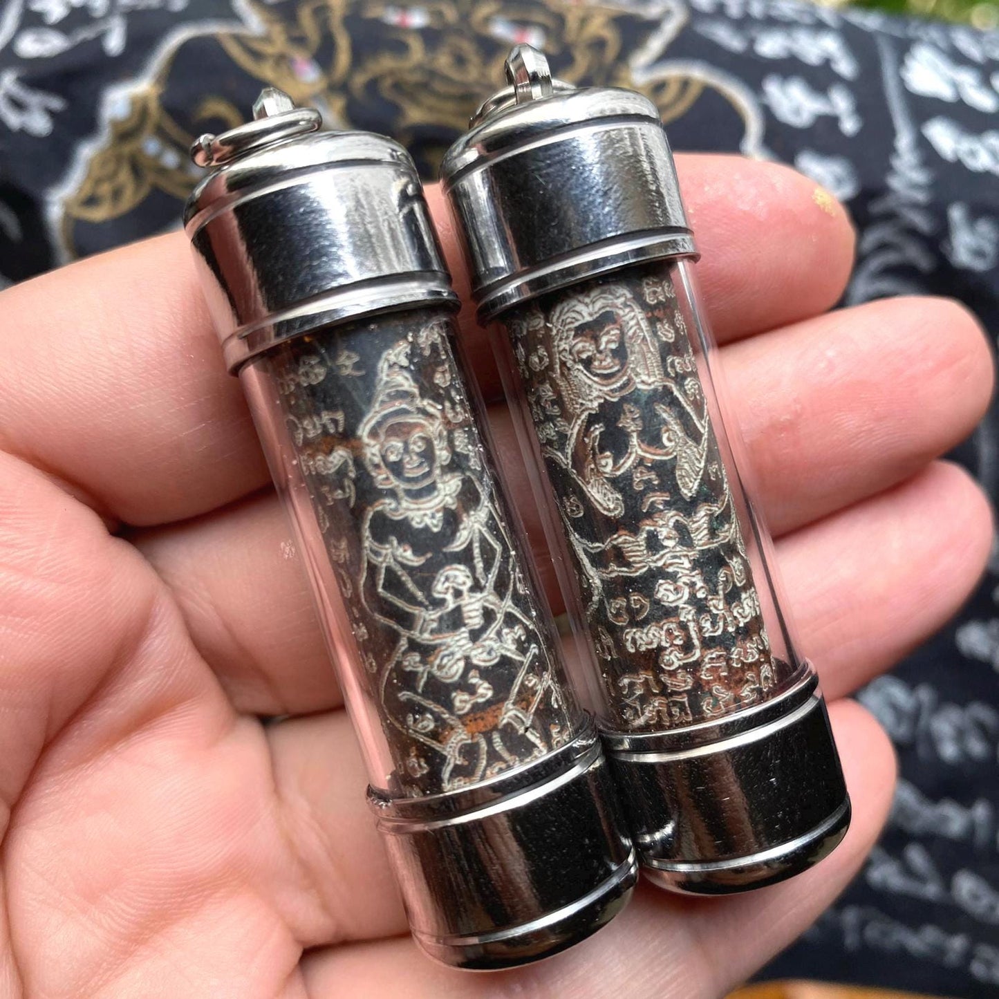 Hardcore Dark Magic Love & Opposite Sex Attraction and Seduction Playboy/Playgirl Phra Ngan Phor Per Mae Ngan Powerful Handmade Amulet