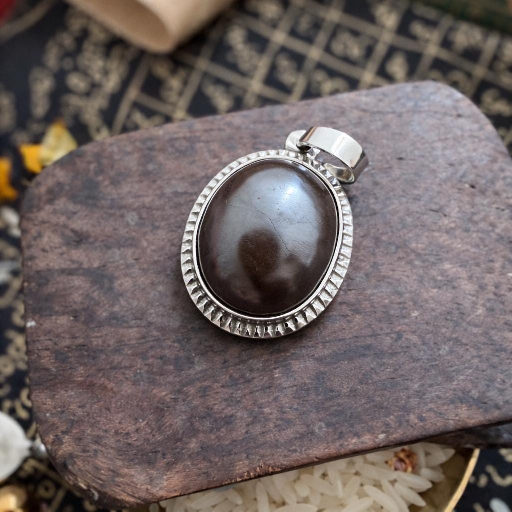 Powerful Protection Hebhab (هبهاب) & Healing Energy Healing Magical Munta Besi Spiritual Stone Pendant For Protection, Ward Off Evil, Khodam