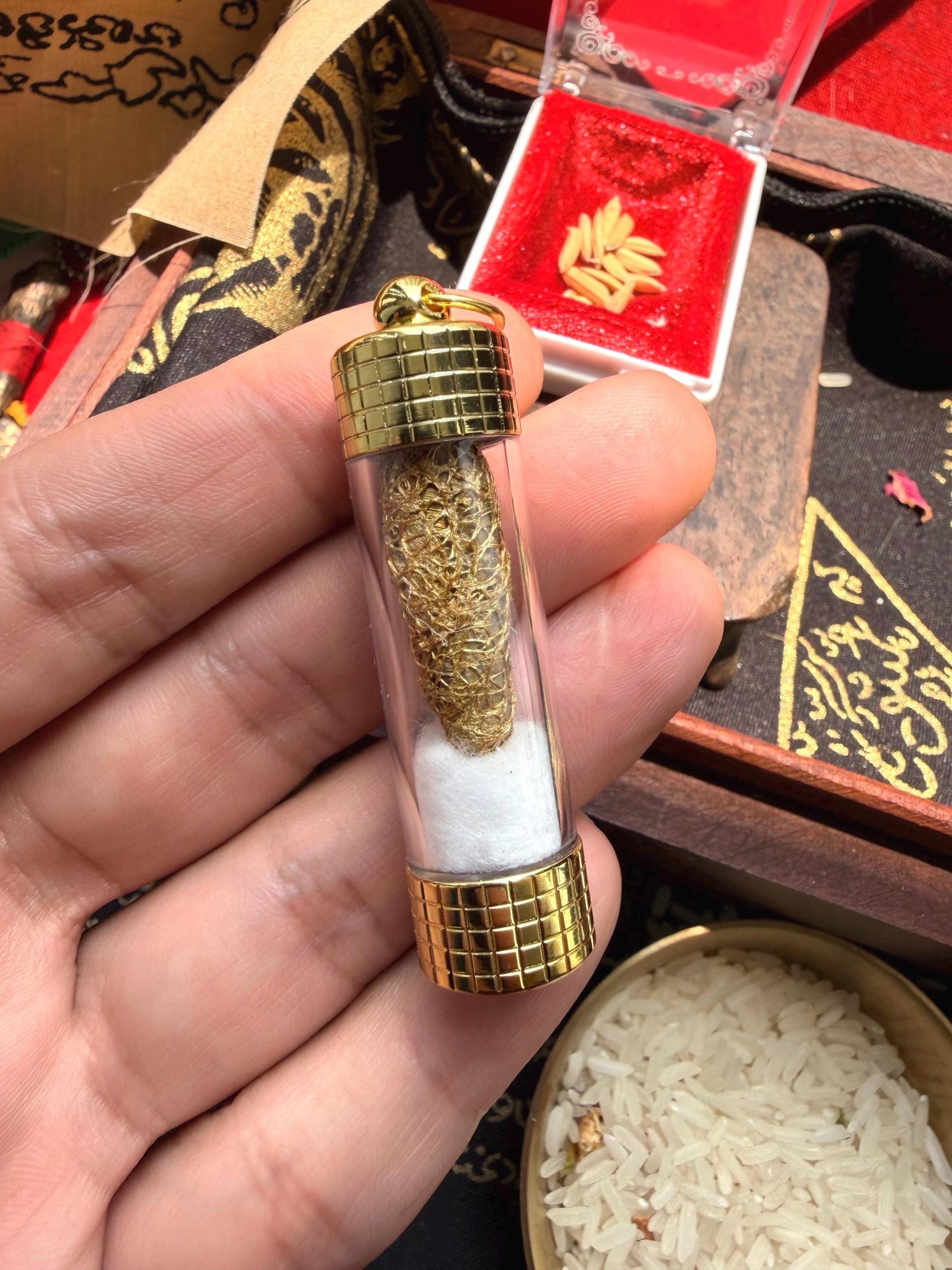 Wesi Kuning Spiritual Protection Charm – Yellow Hornet Talisman, Indonesian Magickal Amulet