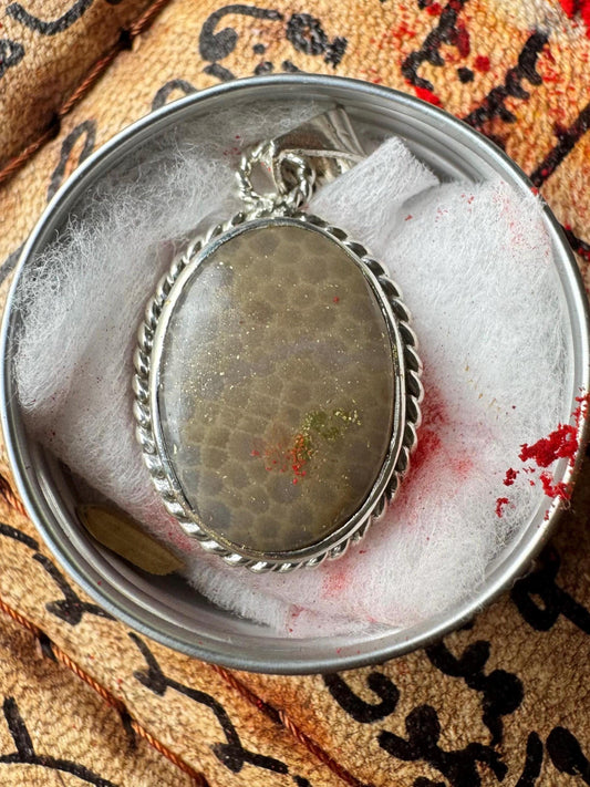 Nagamani Cobra Pearl Silver Pendant – Thai Amulet Charm