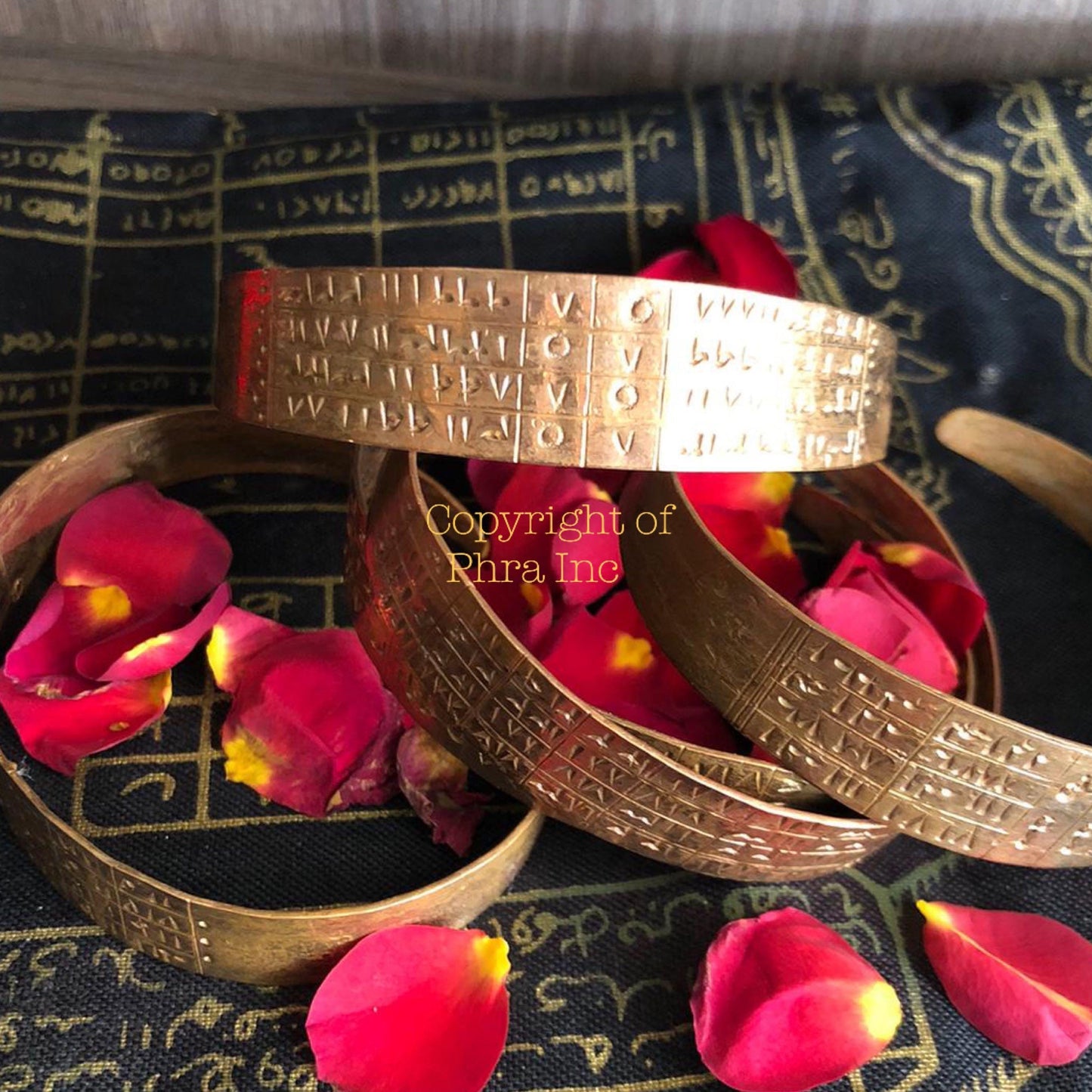 Powerful 108 Wealth Blessing Bangle of Wealth, Fortune & Power - Seal of Solomon Kejawen Arabic Magical Talisman Spell - Solomonic Amulet