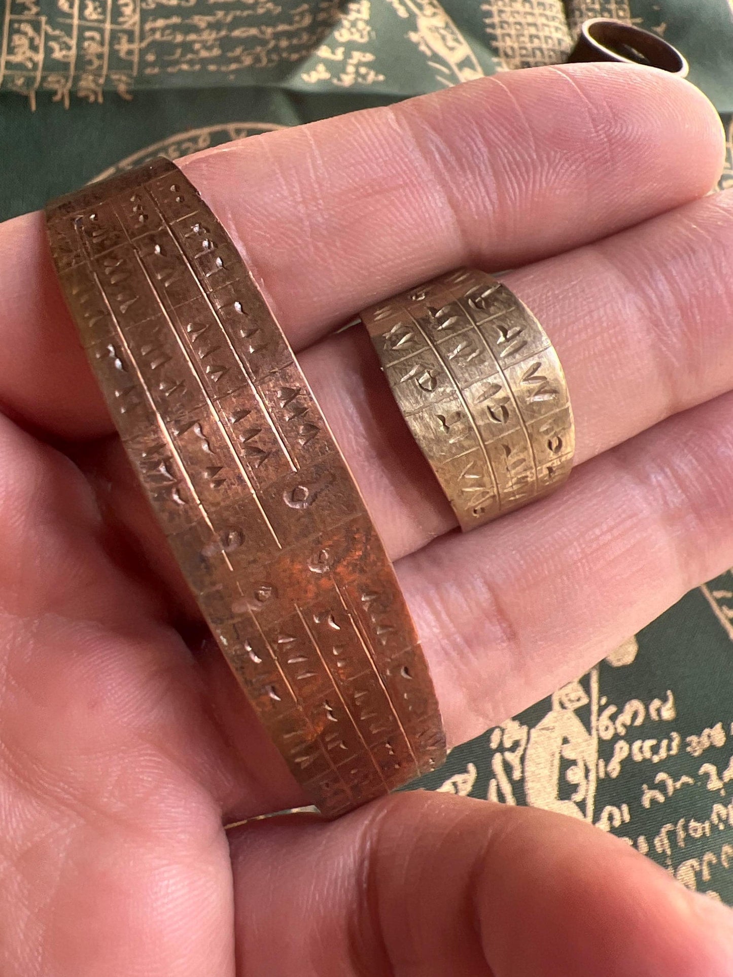 Powerful 108 Wealth Blessing Bangle of Wealth, Fortune & Power - Seal of Solomon Kejawen Arabic Magical Talisman Spell - Solomonic Amulet