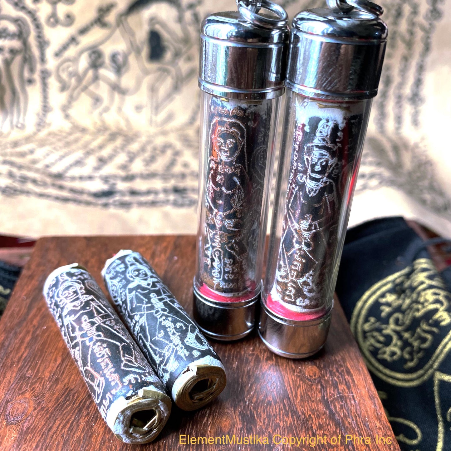 Hardcore Dark Magic Love & Opposite Sex Attraction and Seduction Playboy/Playgirl Phra Ngan Phor Per Mae Ngan Powerful Handmade Amulet