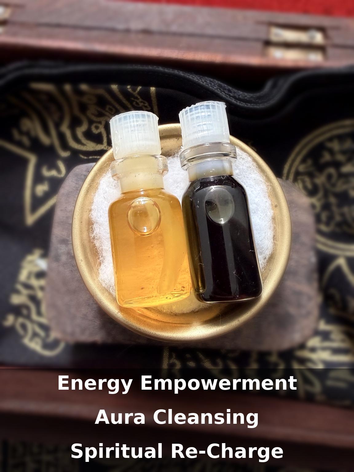 Jawara Shakti empowerment oil pair, front view