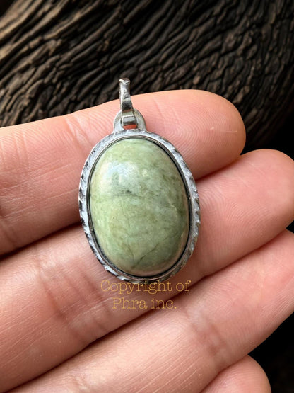 Giok Sojol mustika stone ring, close up