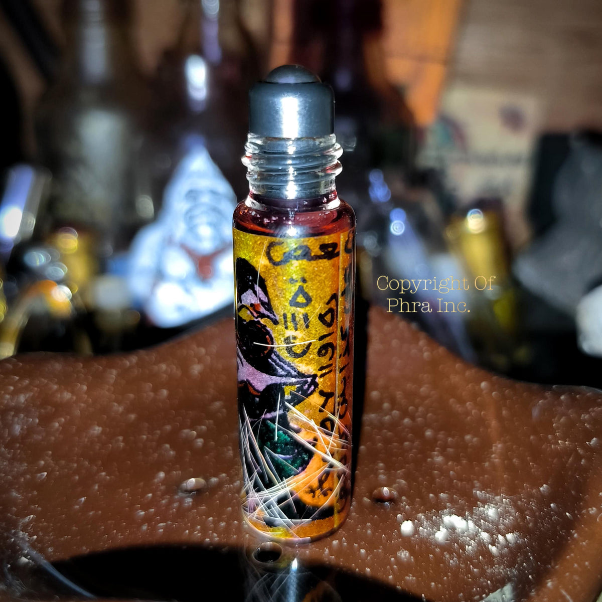 Guardian Arjuna oil shown in hand for size
