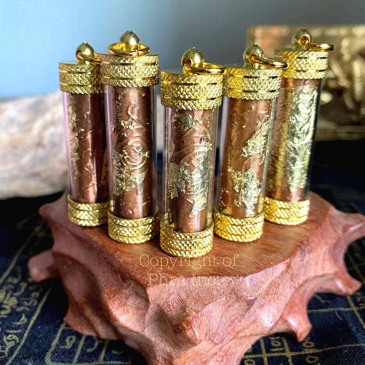 Vashikaran Tantric Taweez love takrut, front view