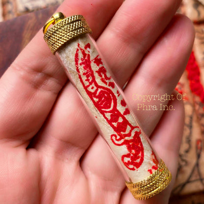 Rajah Kijang martial arts talisman pendant, front view