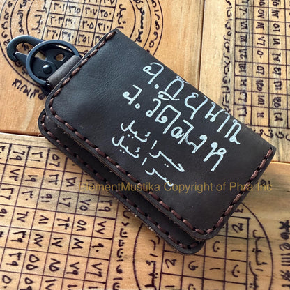 Wealth talisman inserts for the wallet pouch, detail