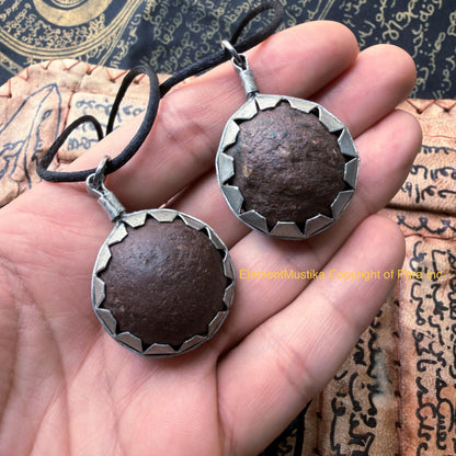 Munta Besi Hebhab stone pendant on adjustable cord