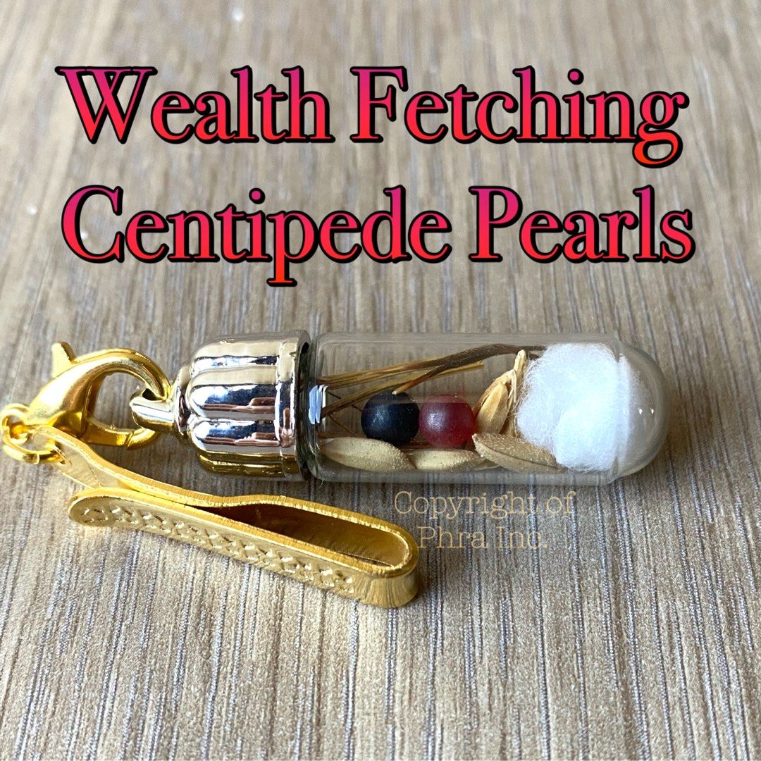 79. Windfall Luck Centipede Pearl Amulet - Boost Fortune, Sixth Sense, and Charm with Khodam Pusaka Wealth Spell